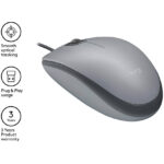 Mouse Alambrico Logitech M110 - Gris - Imagen 3