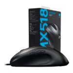 Mouse Logitech MX518 Hero 16000 Dpi Negro silver