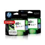Juego de Tinta Hp 60xl Negro + Color