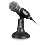 Micronics - Micrófono De Pedestal Erudito P801 con Plug 3.5mm Para PC
