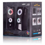 Parlante Micronics 2.0 VOYAGER - MIC S306 RGB  2.5" Para PC Laptop - Imagen 4