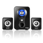 Parlante 2.1 Micronics Killer MIC S600 20W Ideal PC, Laptop - Negro - Imagen 2