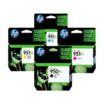 Combo Cartucho HP 950XL-Negro + 951XL-Cian + 951XL-Amarillo + 951XL-Magenta
