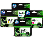 Set 4 Cartuchos de Tinta HP 964XL Negro Magenta Cyan Yellow Original