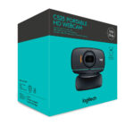 Logitech Webcam HD C525 con Micrófono, 8MP, 1280 x 720 Pixeles, USB 2.0, Negro