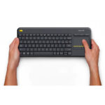 Teclado Logitech Touch K400 Plus, Inalámbrico, USB, Negro (Español) - Imagen 3
