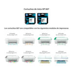 Tinta hp 667 Original Colores 2375 2775 2776 2375 - Imagen 2