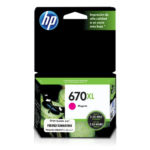 cartucho de tinta hp 670xl magenta