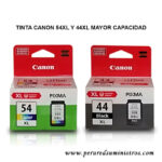 Juego de Tinta canon 44xl negro + 54xl tricolor