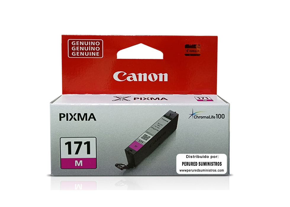 cartucho de tinta canon 171 magenta pg CARTUCHO DE TINTA CANON 171 MAGENTA - Imagen 1