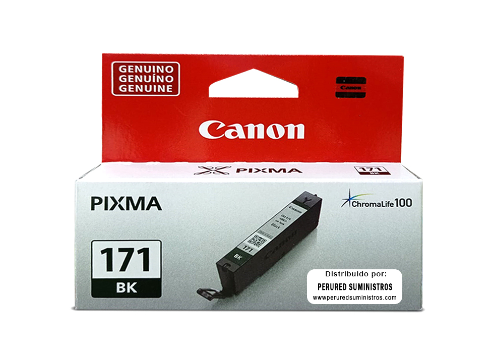 cartucho de tinta canon 171 negro CARTUCHO DE TINTA CANON 171 NEGRO - Imagen 1