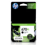 cartucho de tinta hp 670xl negro