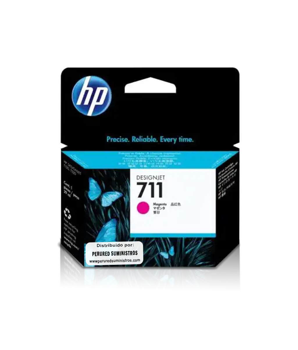 tinta 711 MAGENTA CARTUCHO DE TINTA HP 711 MAGENTA 29 ML. - Imagen 1