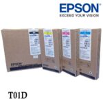 Pack Tinta Plotter Epson T01D120 Negro Workforce Pro Wf-C529R, Wf-C579R