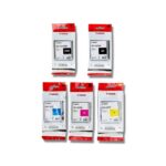 Tinta Canon PFI-107 de 130ml Cyan Magenta Amarillo Negro Negro Mate